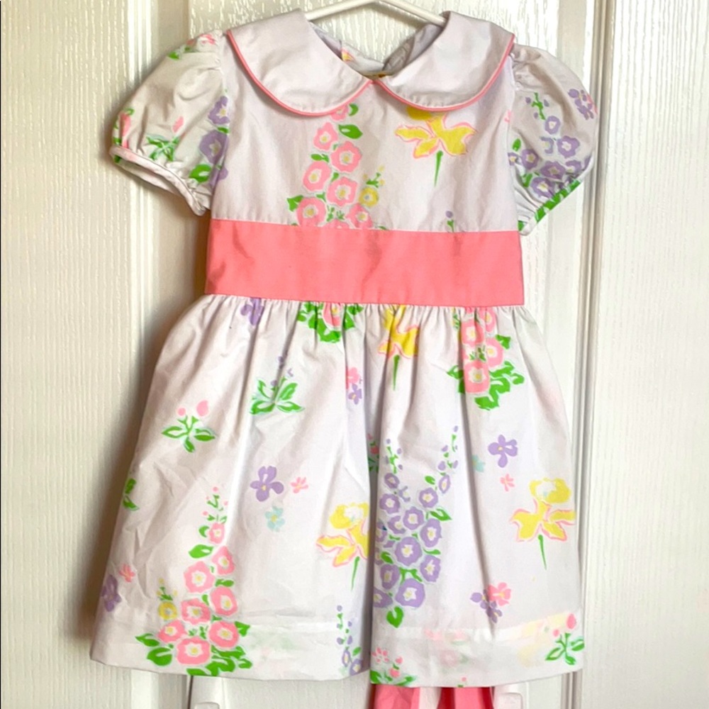 The Beaufort Bonnet Company Flower Dress 3T